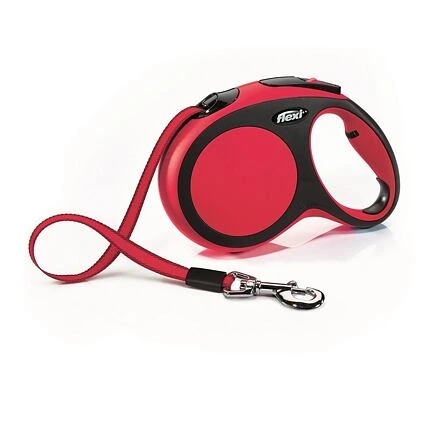 Levně Flexi New Comfort L pásek 5 m, max. 60 kg, červená