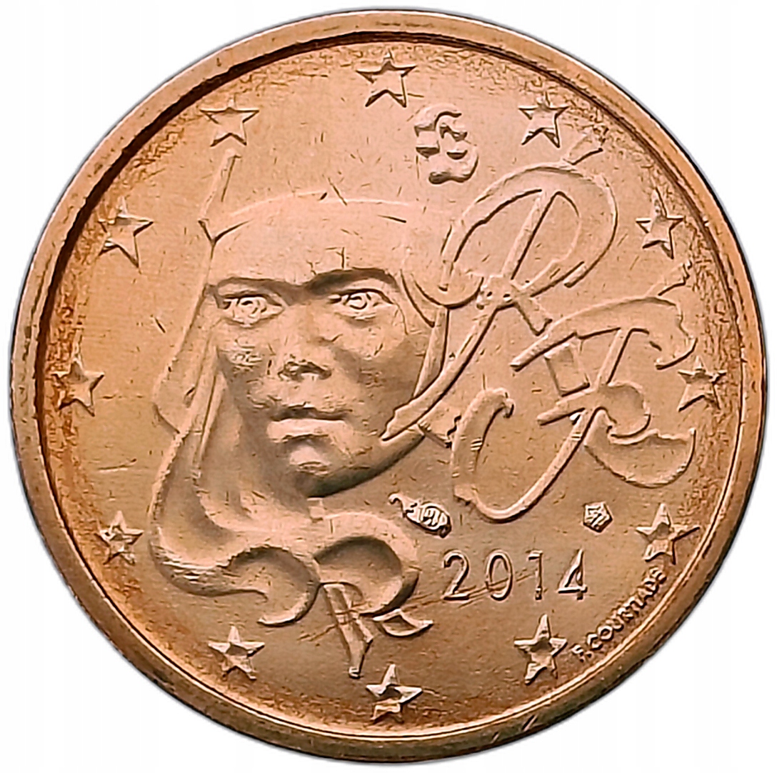 FRANCJA 2 EURO CENTS 2014 MENNICZA