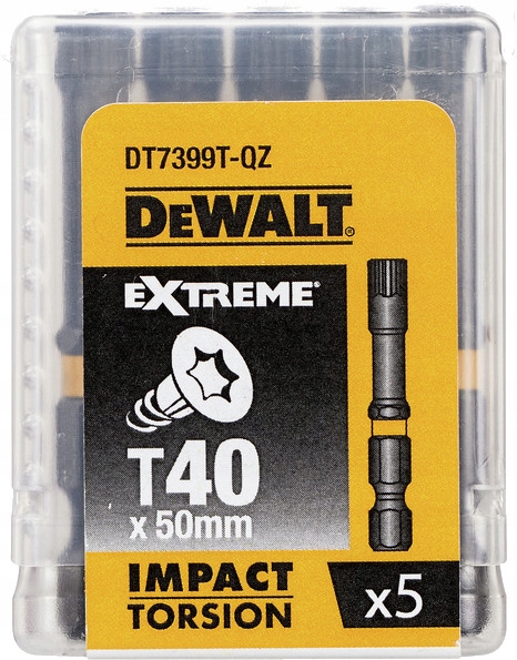 

Dewalt DT7399T Bity Udarowe T40 50MM Torsion 5SZT