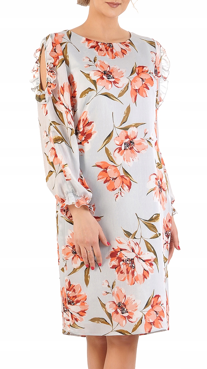 Šaty Samanta 48 let na svatební hostina přijímání, elegantní šaty na návštěvu