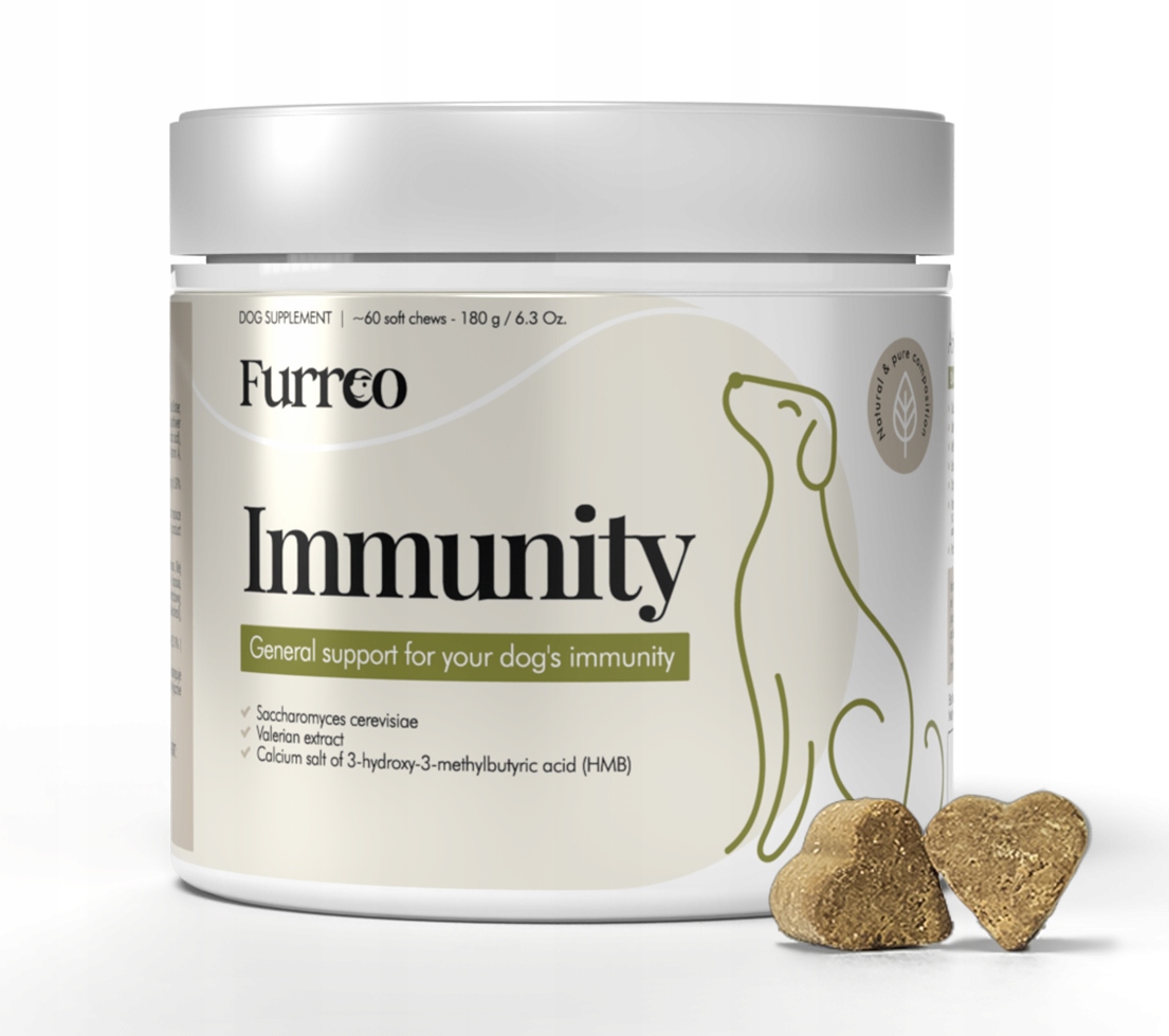 Levně Doplňky pro psy v pamlskách na imunitu Furreo Immunity 60 kusů