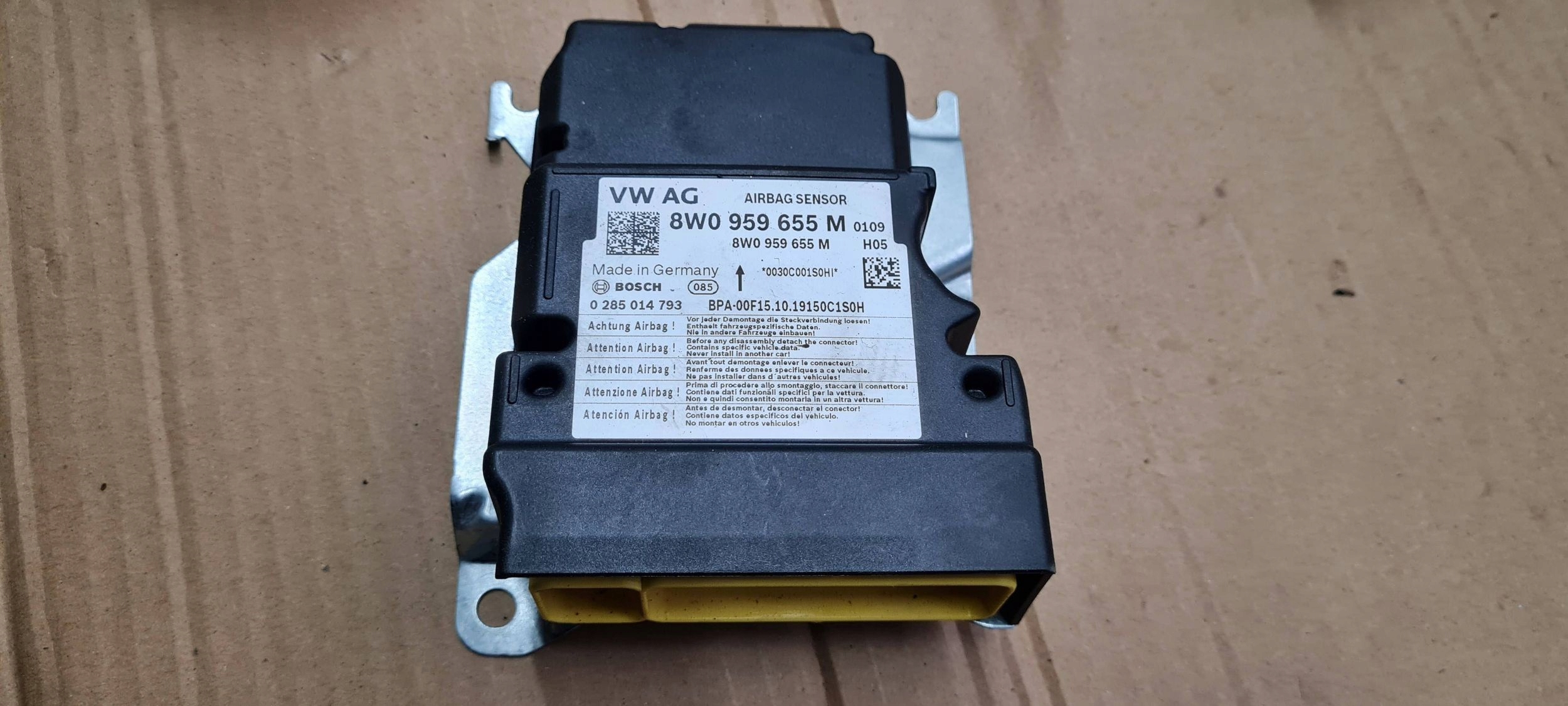 A5 8W S5 modulo Centralina SENSOR airbag airbag 8W0959655M A4 B9 8W S4