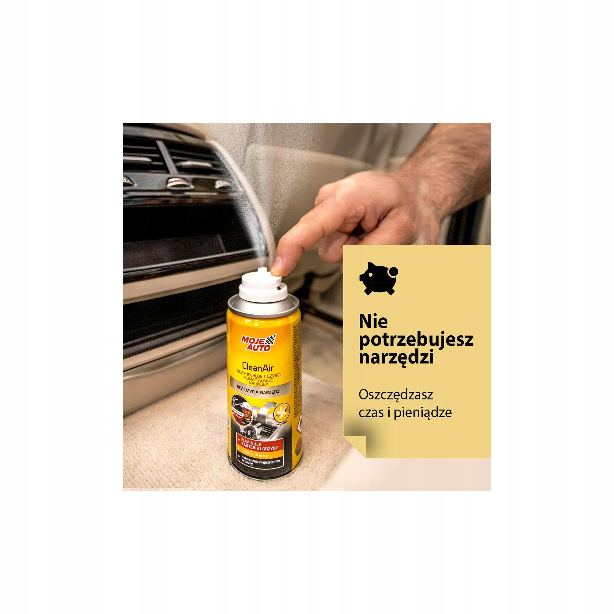 Odświeżacz Klimatyzacji i Nawiewów Wanilia 150ml Producent Moje Auto