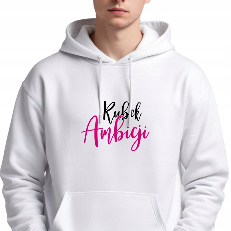 Mikina S Kapucí Bílá Dárek pro kamarádku Hrnek Ambice Vel M