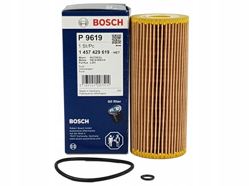 

Filtr Oleju Bosch Vw Bora Golf IV Passat 1.9 Tdi