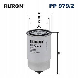 Filtr paliwa PP979/2 Filtron