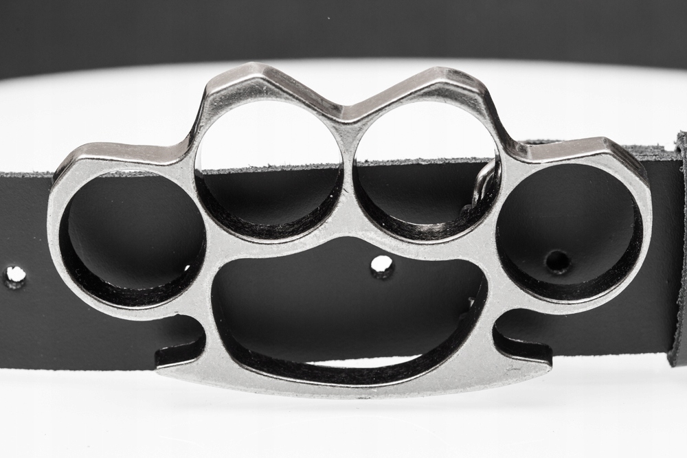 PASEK SKÓRZANY KLAMRA KASTET 115 CM Rodzaj klamry na bolec