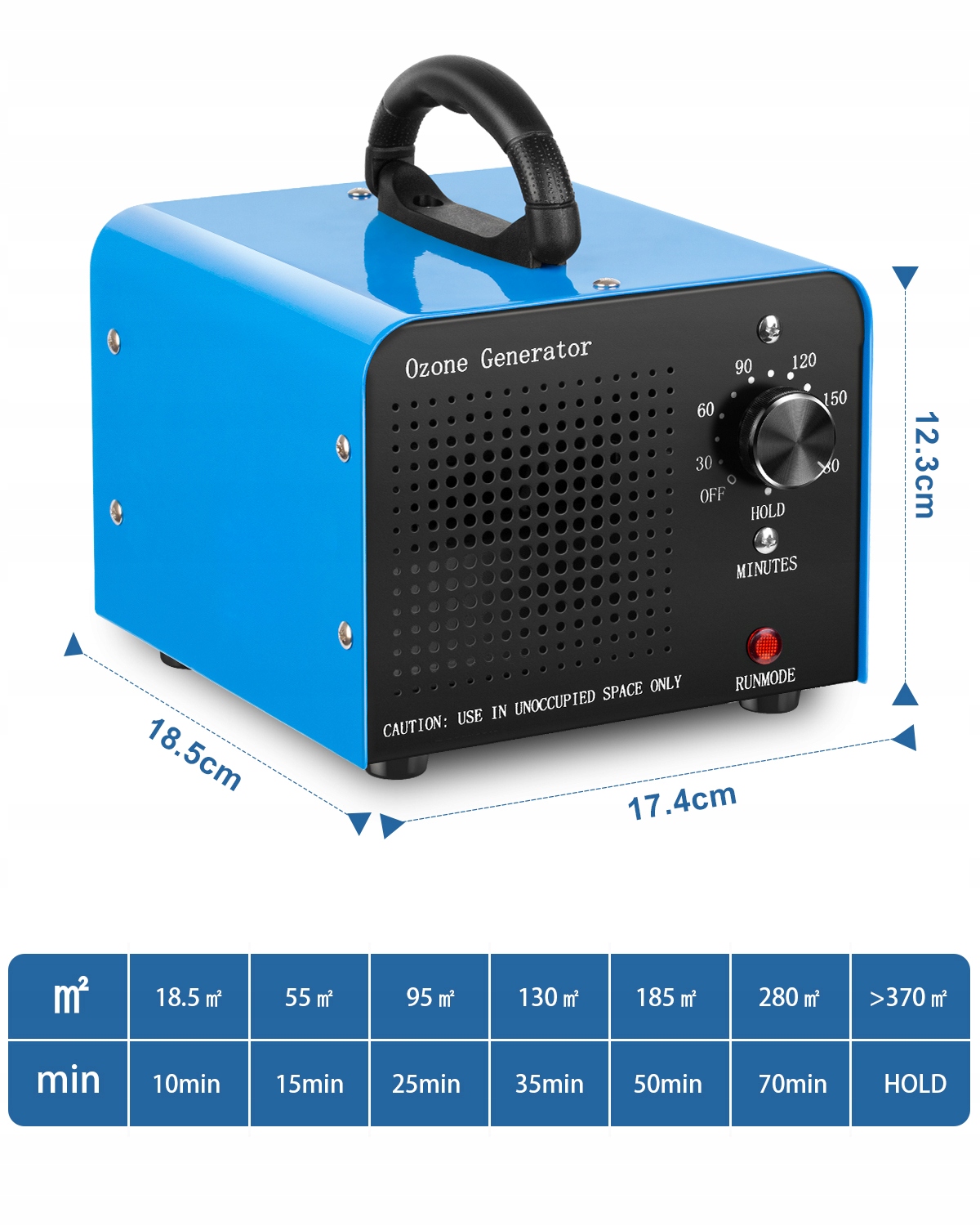 GENERATOR OZONU OZONATOR PROFESJONALNY 60000mg/h Marka Rilbstix