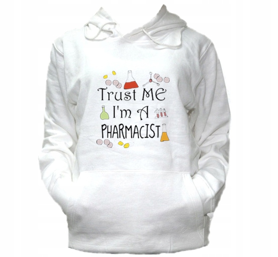 

S Bluza Kaptur Damska Farmaceuta Pharmacist