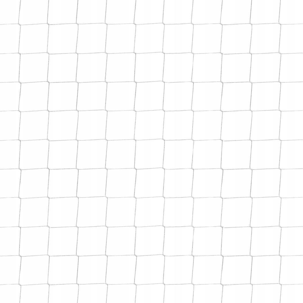 BRAMKA DO PIŁKI NOŻNEJ ENERO Z SIATKĄ 182x122x61CM BIAŁA Materiał stal