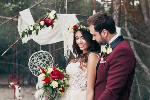 Smoking Bordowy - SZYCIE NA MIARĘ W 5 DNI Marka Alhen