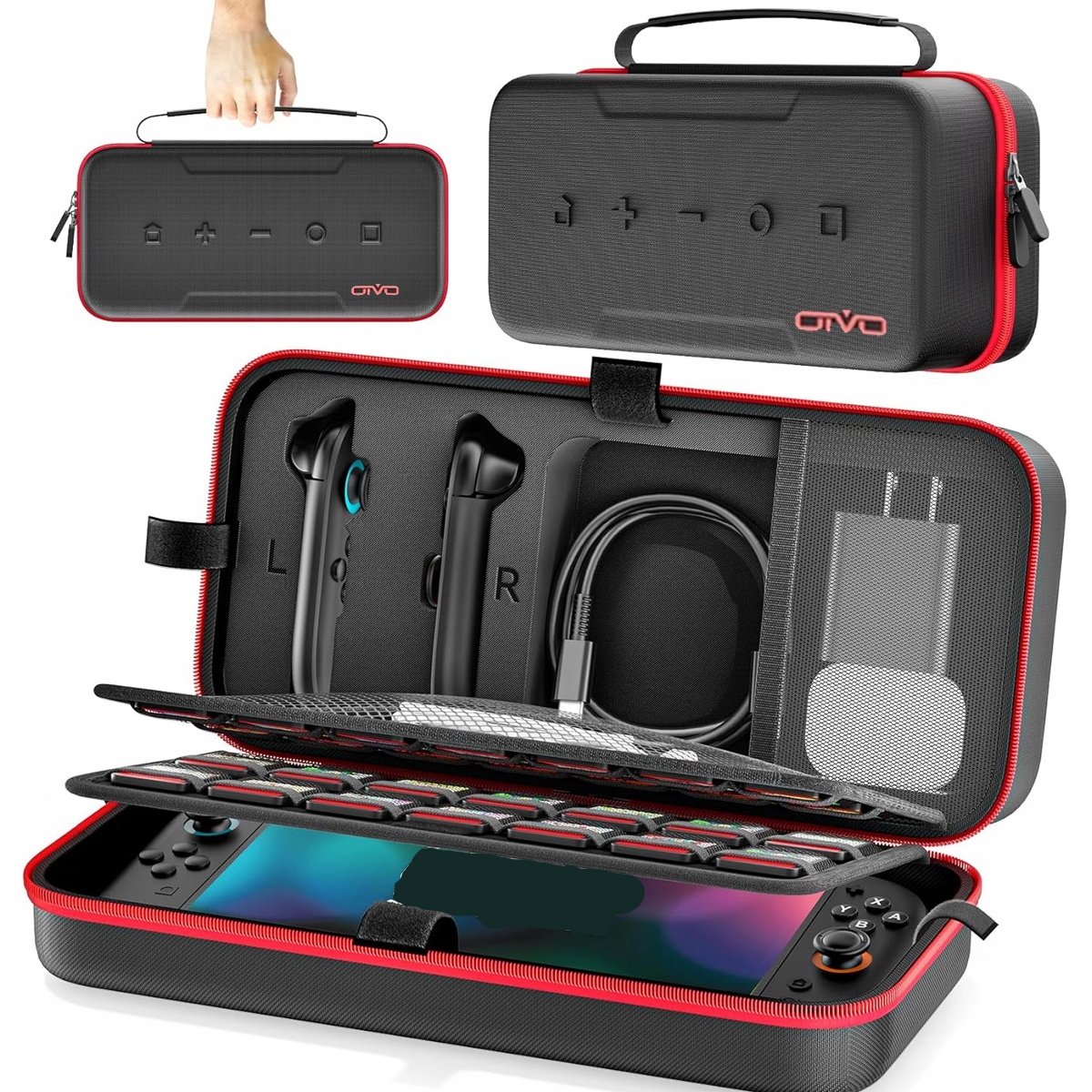 ETUI CASE WZMOCNIONY DO NINTENDO SWITCH OLED KONSOLI PRZENOŚNEJ POKROWIEC