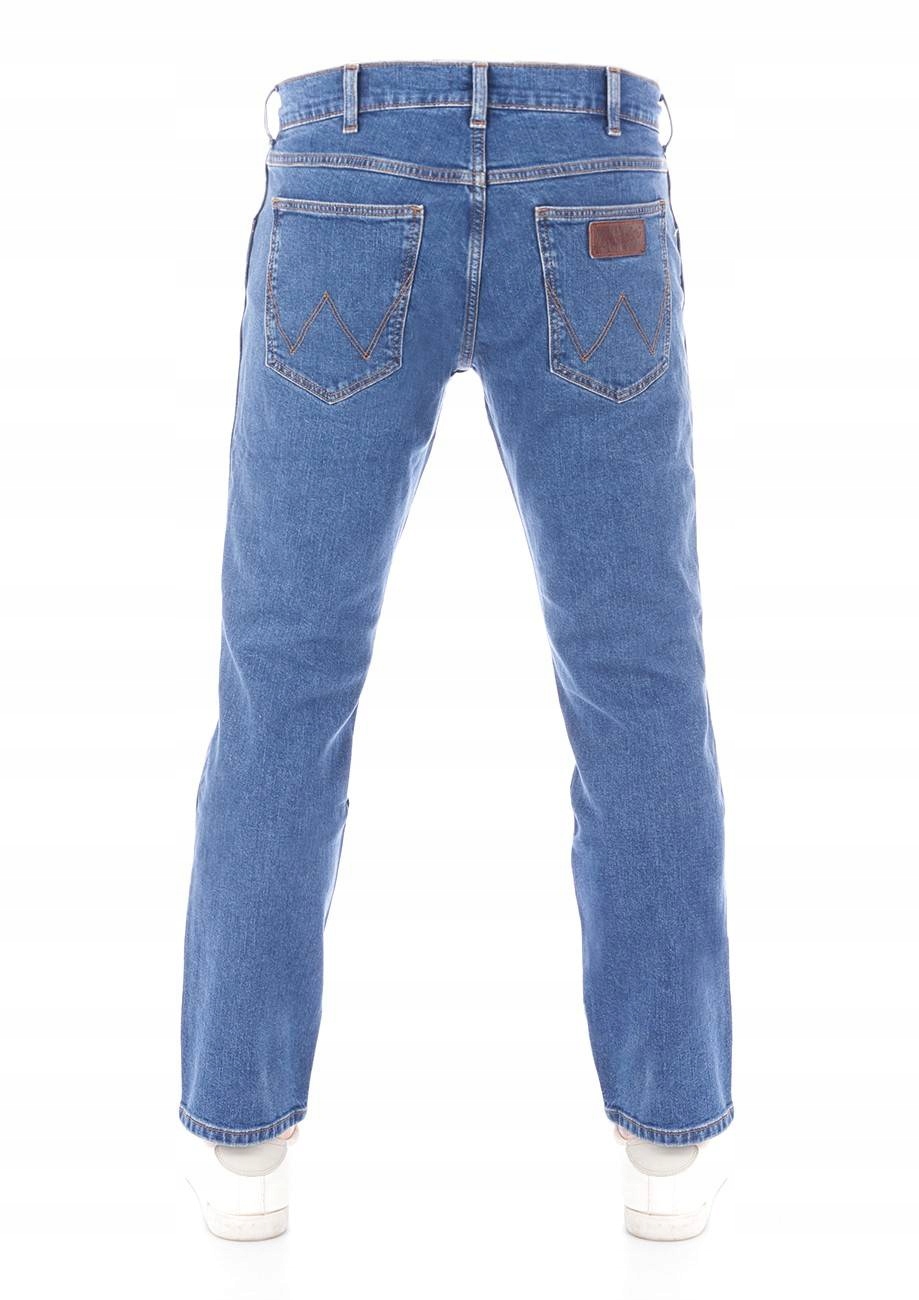 Pánské jednoduché džíny Wrangler Greensboro Blue Tommorow W15QHR13N 38/36