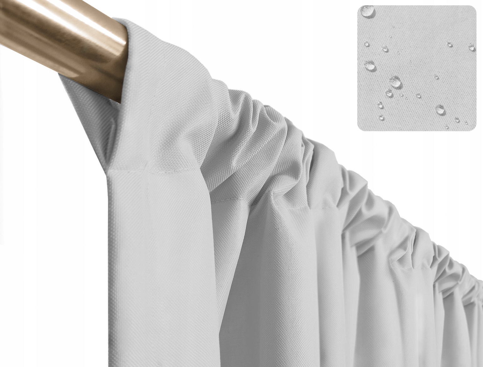 Zasłona ogrodowa na taras na tunel na karnisz do altany pergoli 155x220 Szerokość 1.55 m