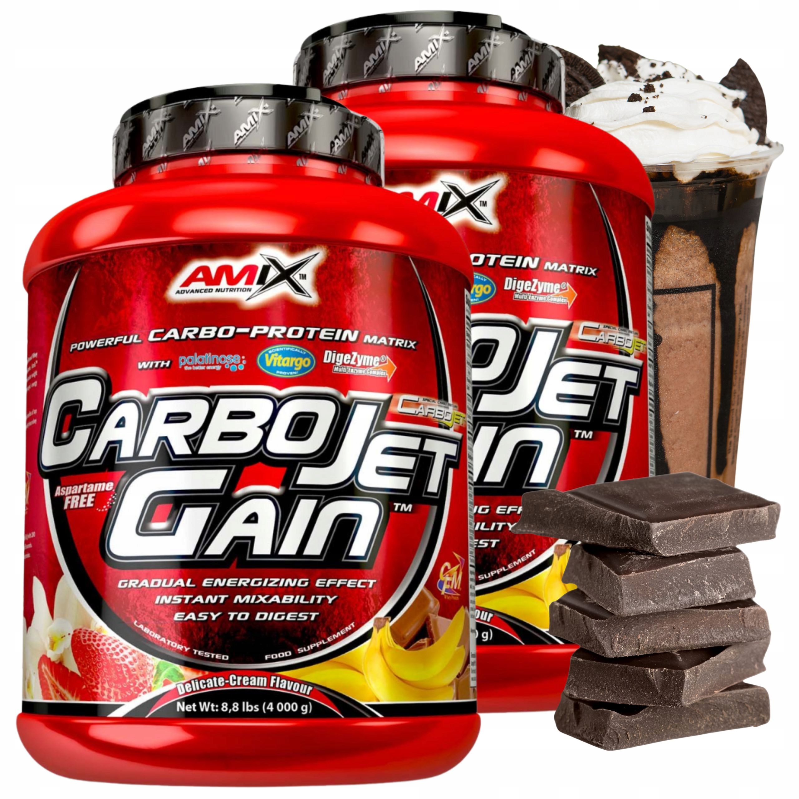 Kondicionéry pro nárůst svalové hmoty Wpi Cfm Sacharidy Gainer Čokoláda