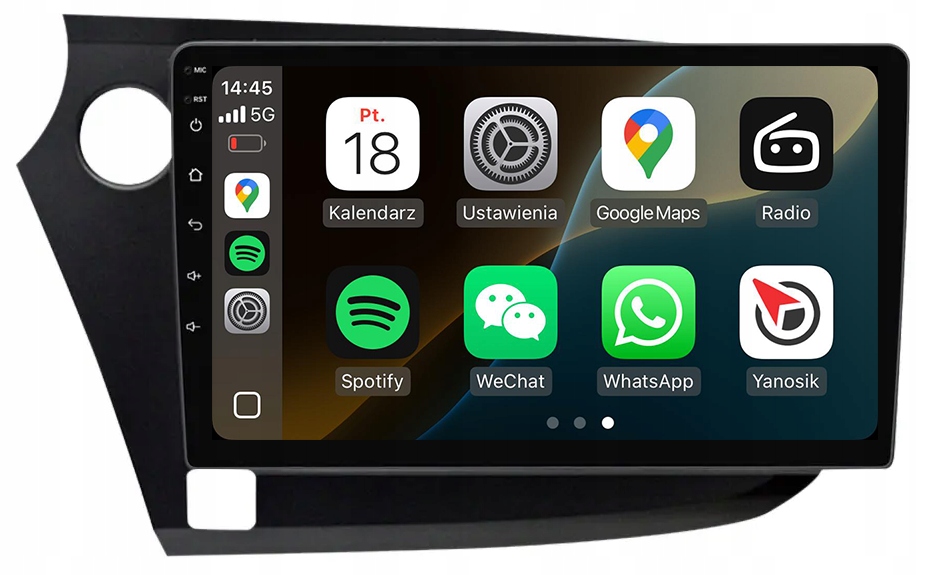Honda Insight Nejnovější Android Carplay Rádio Navigace