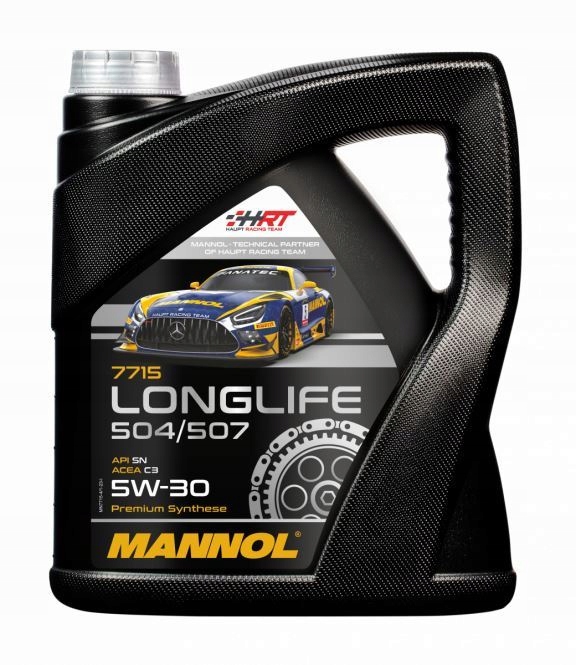 Mannol Automobilový Motorový Olej 5W30 Longlife 504/507 O.e.m. Pre Vw, Au 4