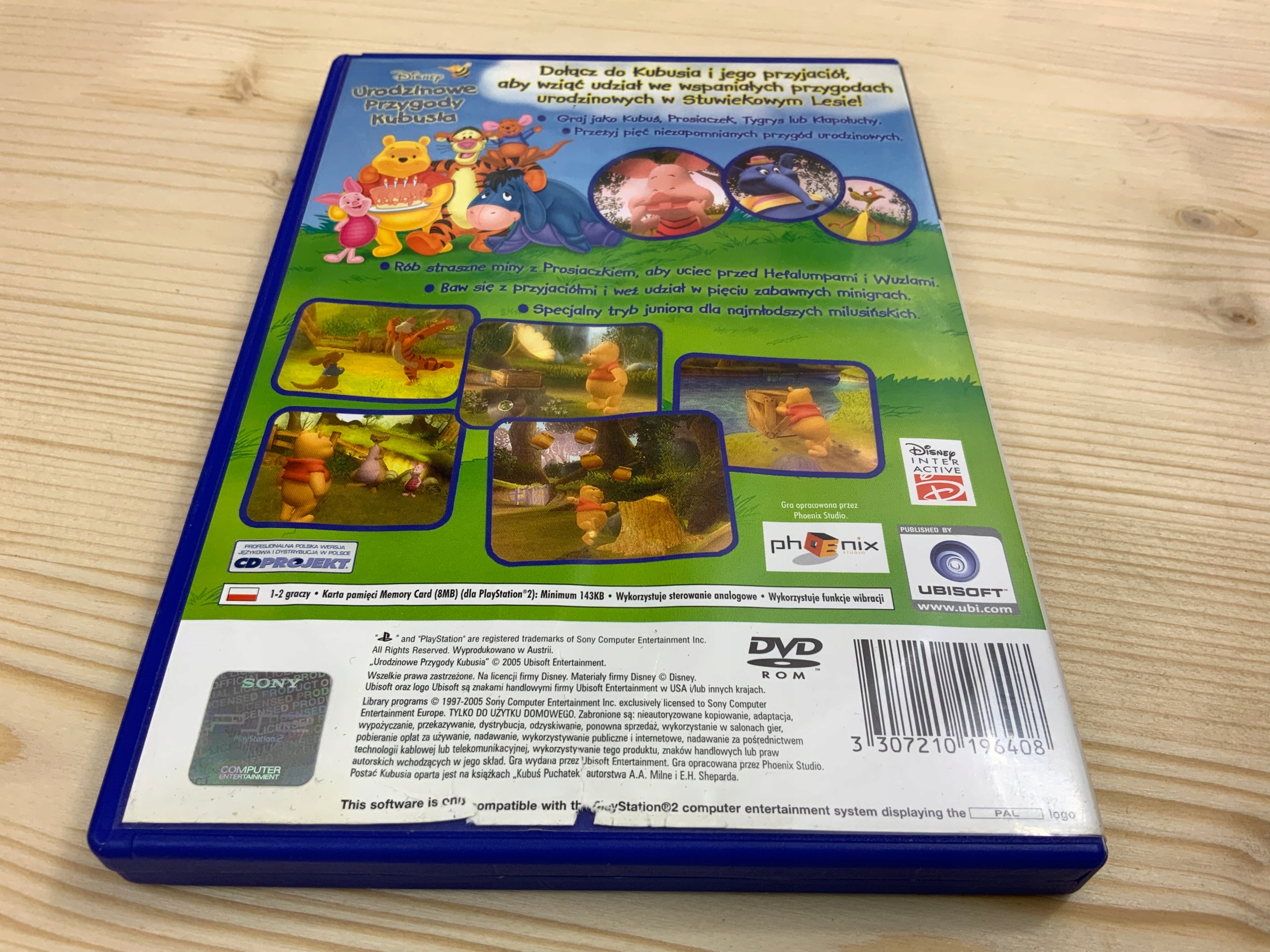URODZINOWE PRZYGODY KUBUSIA PUCHATKA płyta bdb+ komplet PL PS2 Tytuł URODZINOWE PRZYGODY KUBUSIA PUCHATKA