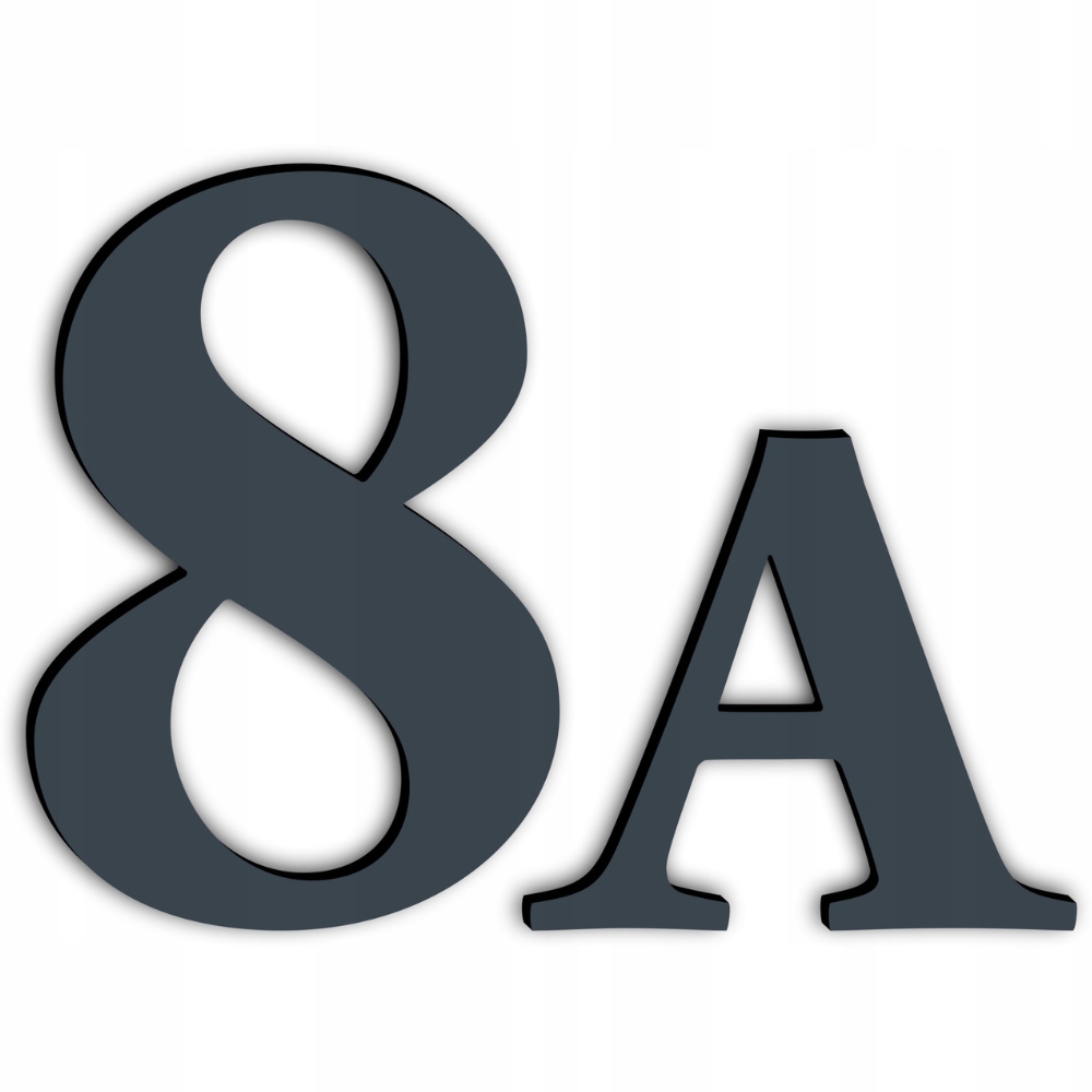 NUMER NA DOM DRZWI CYFRY LITERY NUMER DOMU BUDYNEK ADRES KOLORY - M1 40 cm