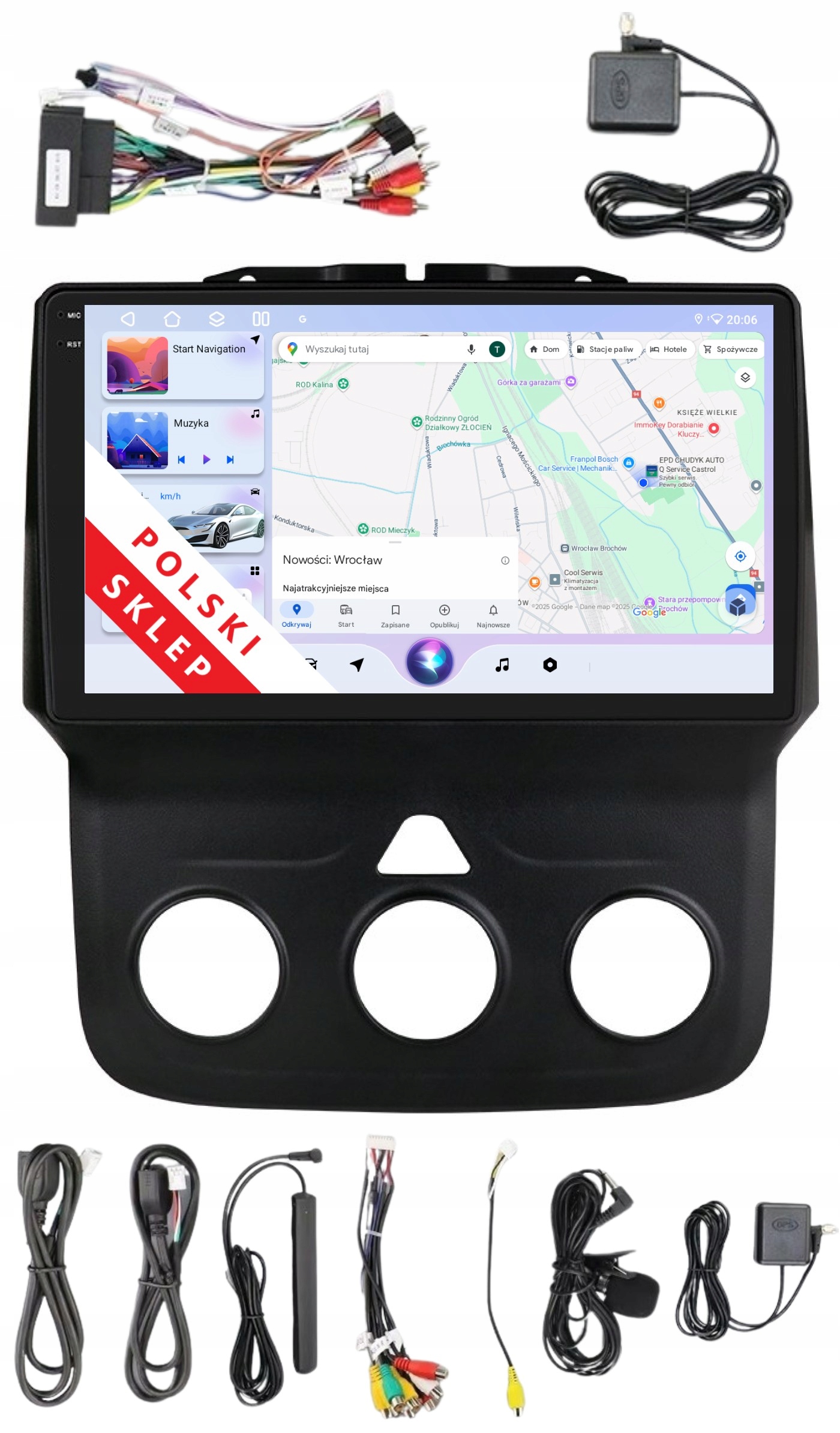 RAD4O 2D4N NAW4GÁCIA ANDRO4D Dodge Ram IV 4 4/64 Gb Dsp Carplay Lte