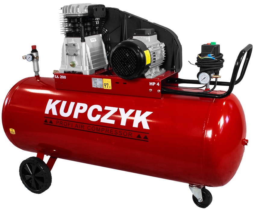 

Kompresor Sprężarka B3800B 200L Kk 530/200 Kupczyk