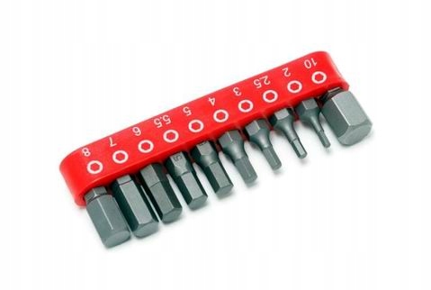 

Bity 1/4 Hex Bit H2-H10 Zestaw 10 Sztuk