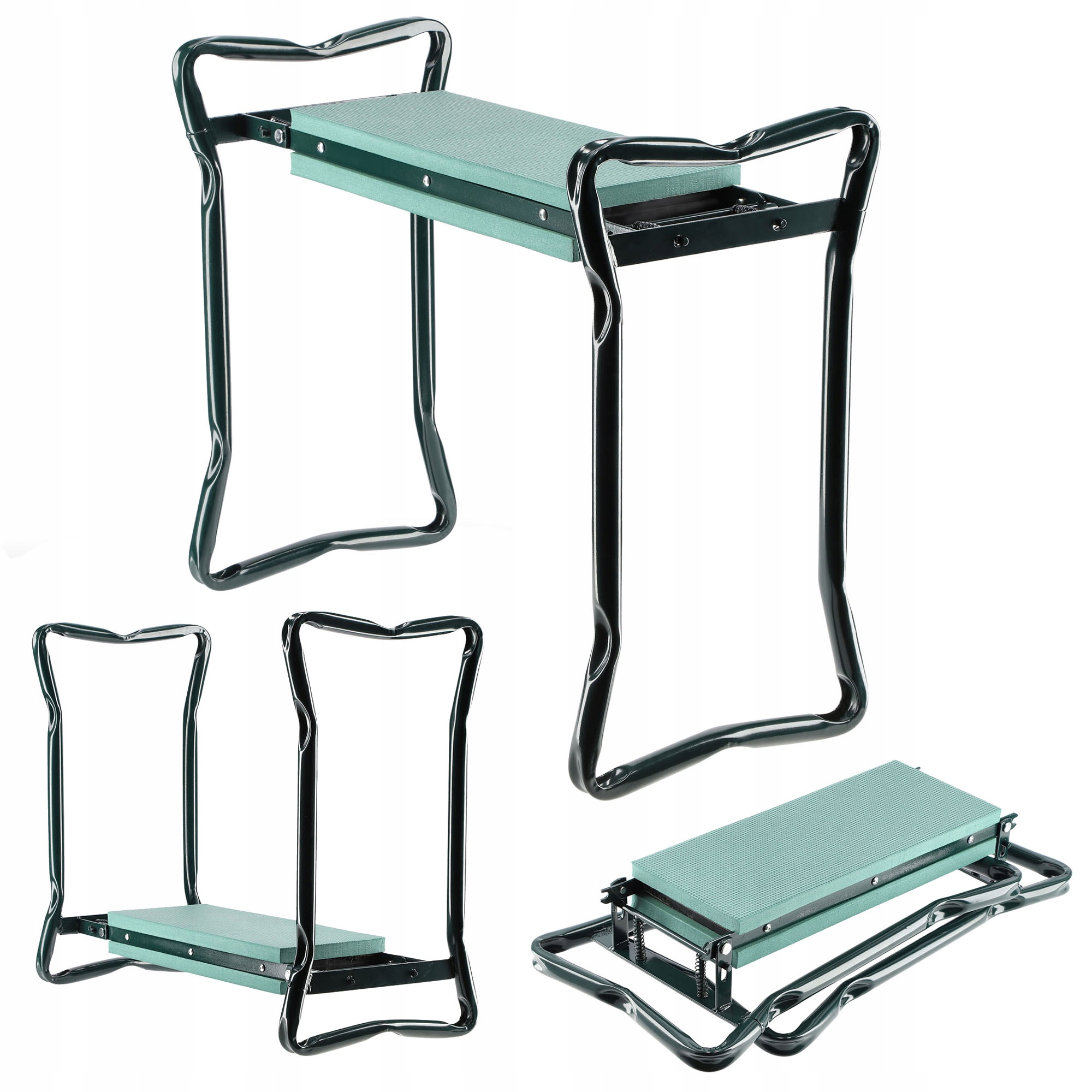 Klecznik Zahradní Skládací 2v1 Stolička Na Zahradu Pod Kolena