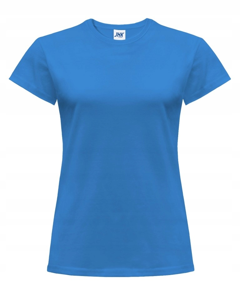 

Koszulka Damska T-shirt Krótki Rękaw Jhk Blue L