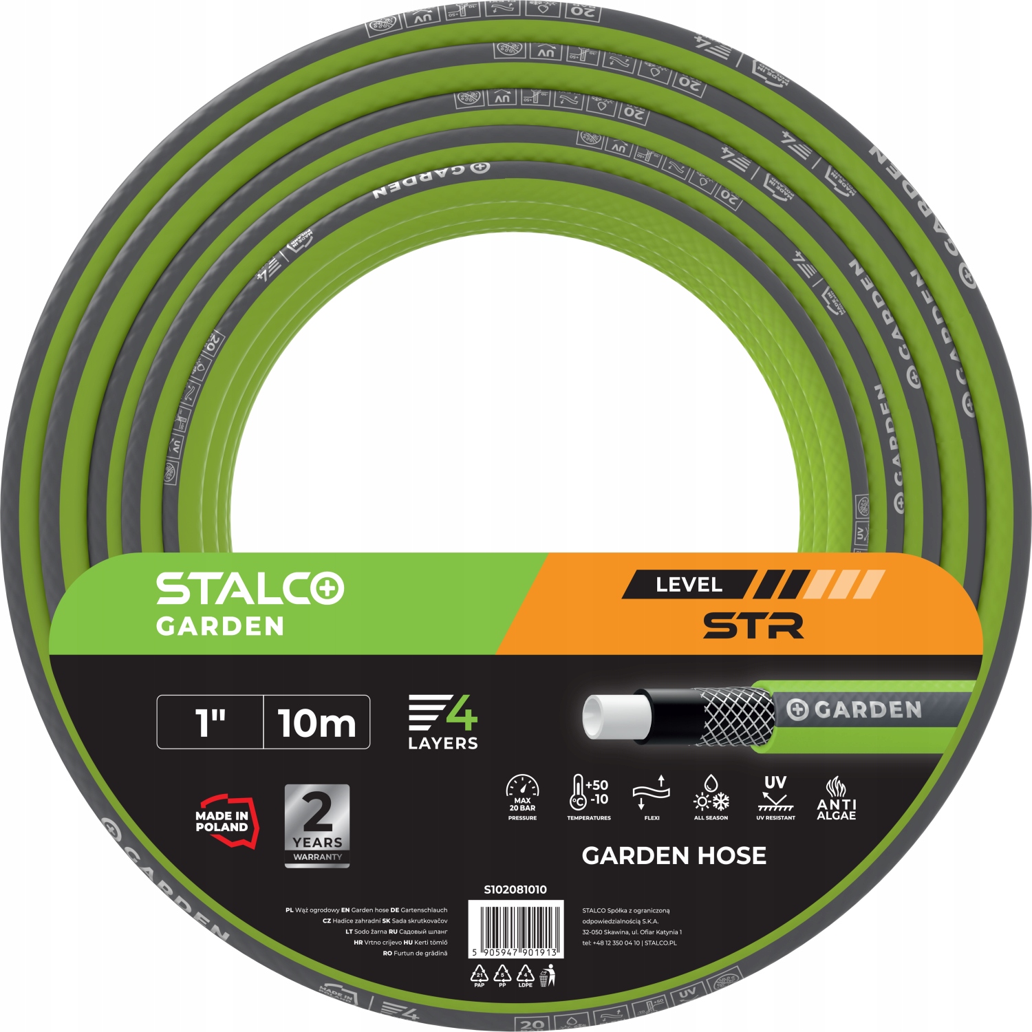 Hadice Stalco Garden Str 3/4” 30 m S102083430