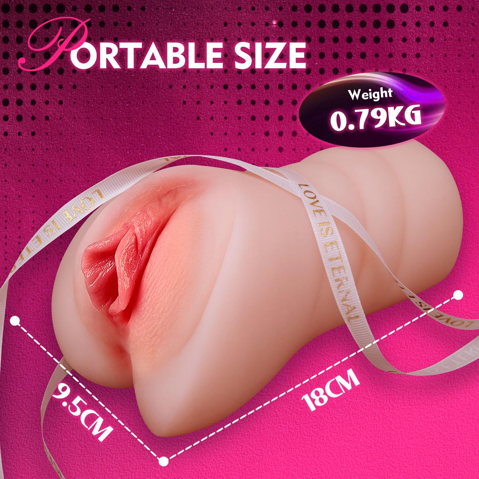 REALISTISCHER Masturbator Dla Mężczyzn 2w1 Z Cockringiem I Kanałem 5D — miniatura 7