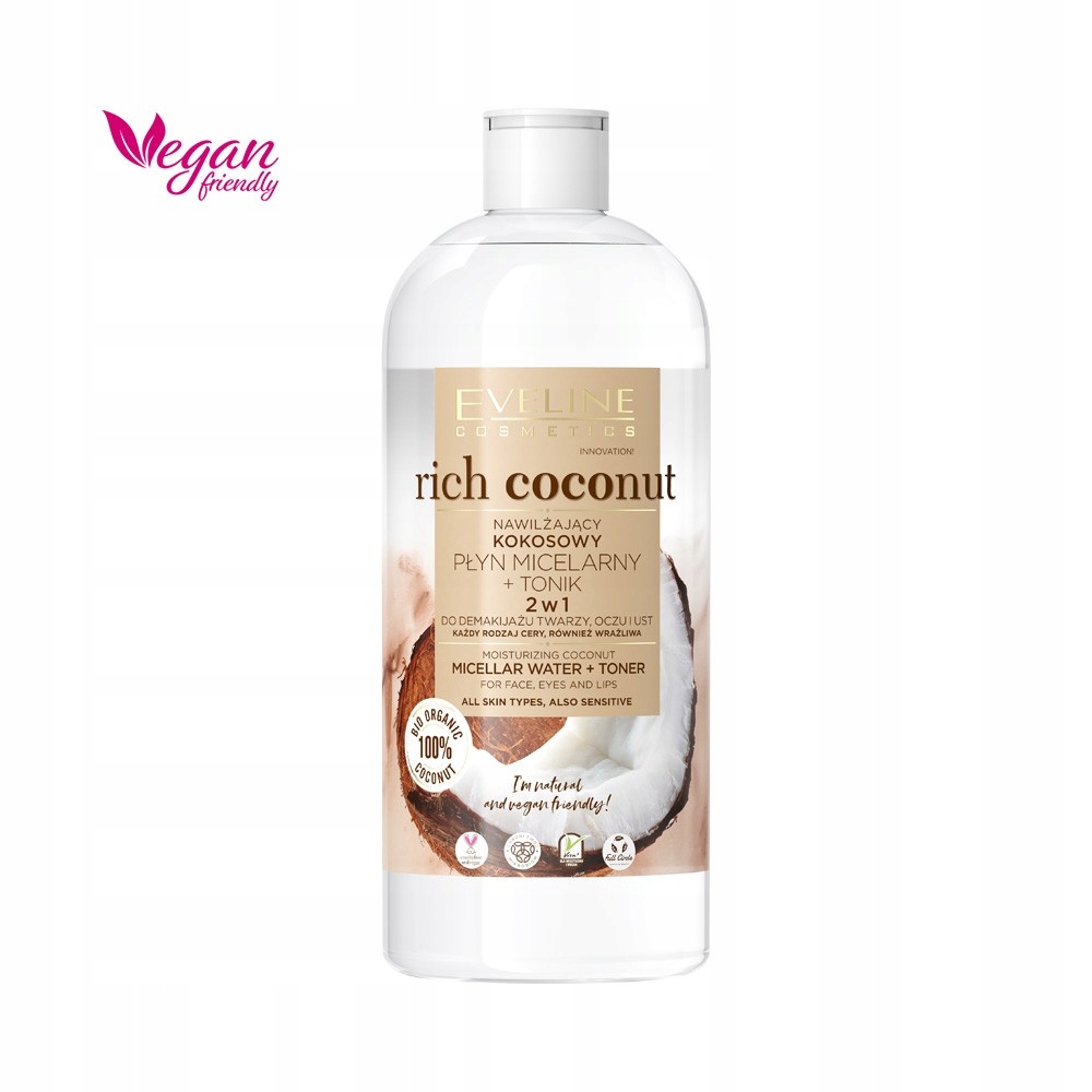 

Eveline Cosmetics Rich Coconut płyn micelarny