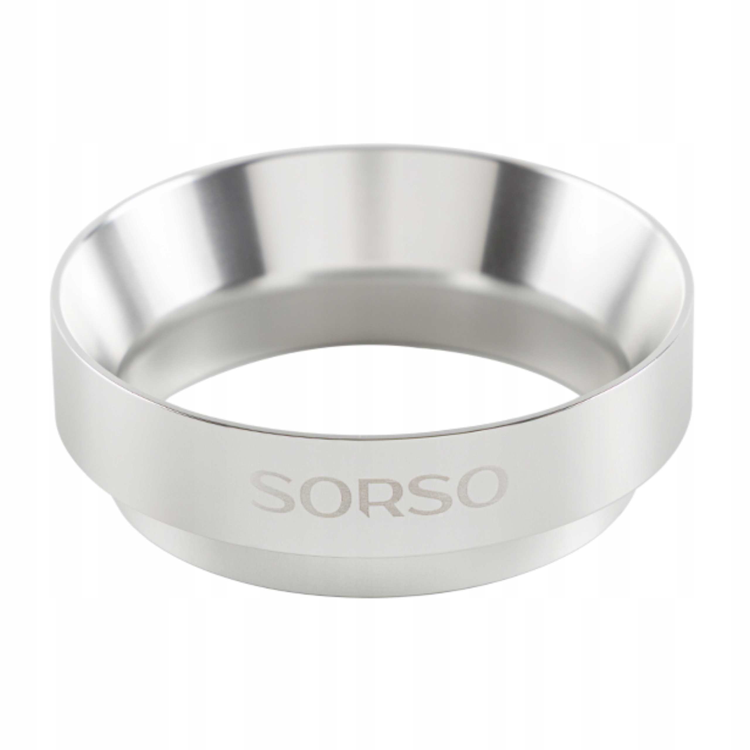 Dávkovací kroužek Sorso Barista z nerezové oceli, 58 mm, stříbrný