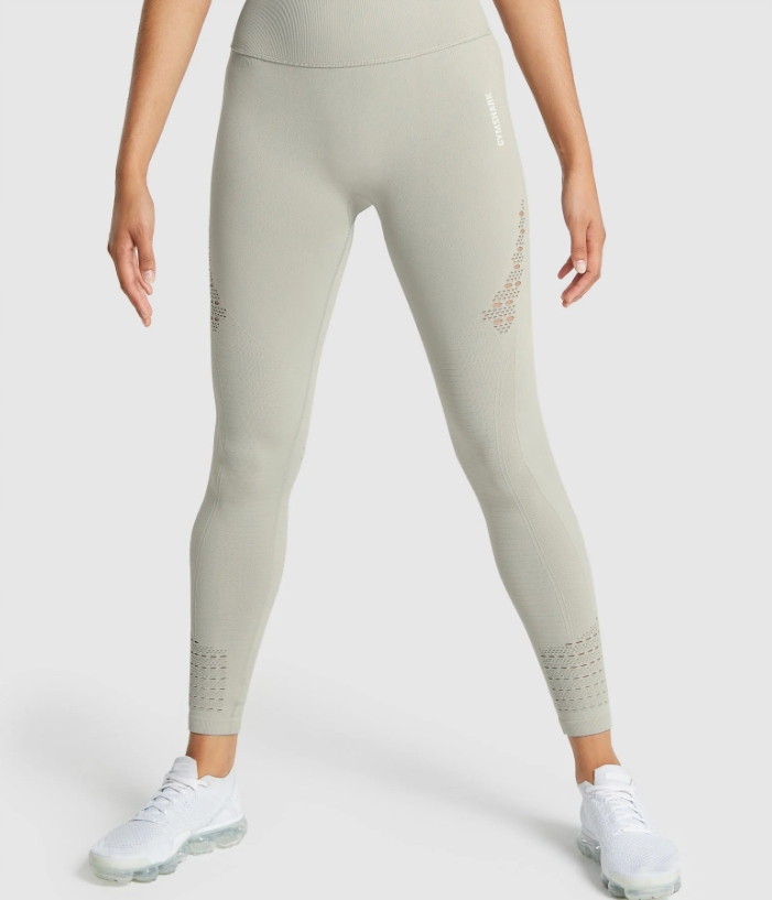 GYMSHARK LEGGINSY SPORTOWE DŁUGIE SZARE M 0Z5G2_E*