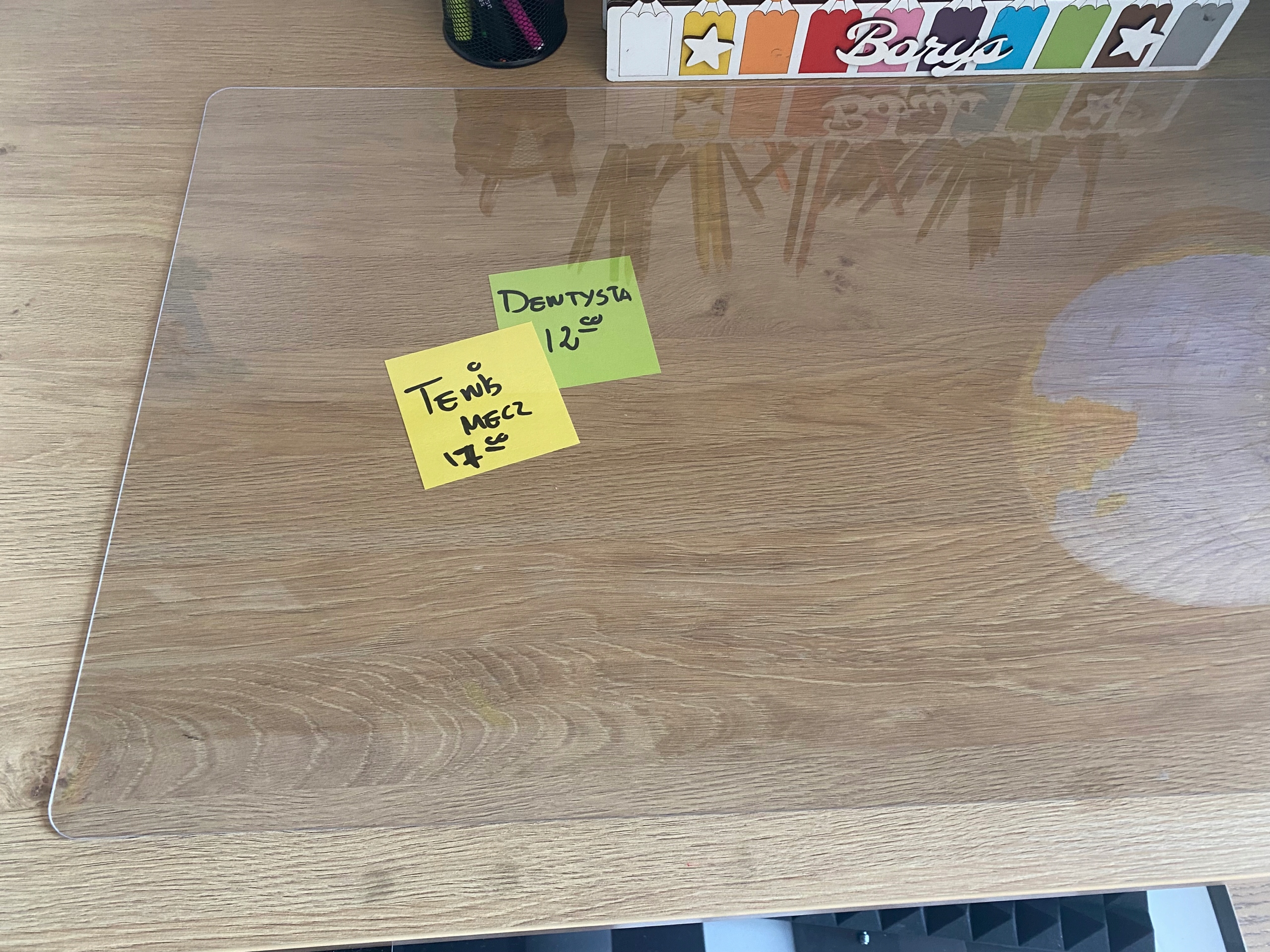 duża mata ochronna PODKŁADKA NA BIURKO STÓŁ 120x60 cm przezroczysta gr.1mm EAN (GTIN) 5905711738929