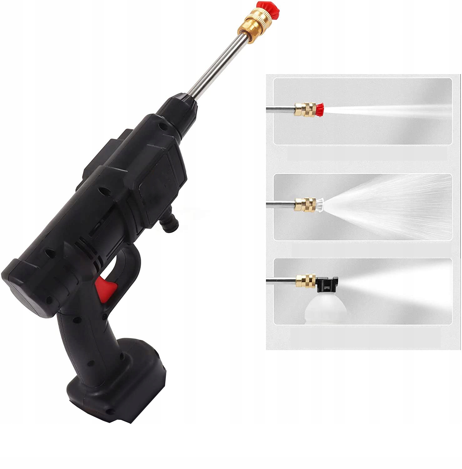 PRZENOŚNA PISTOLET NATRYSKOWY WODA MYJKA CIŚNIENIOWA DO PODLEWANIA KWIATÓW Ciśnienie robocze 30 bar