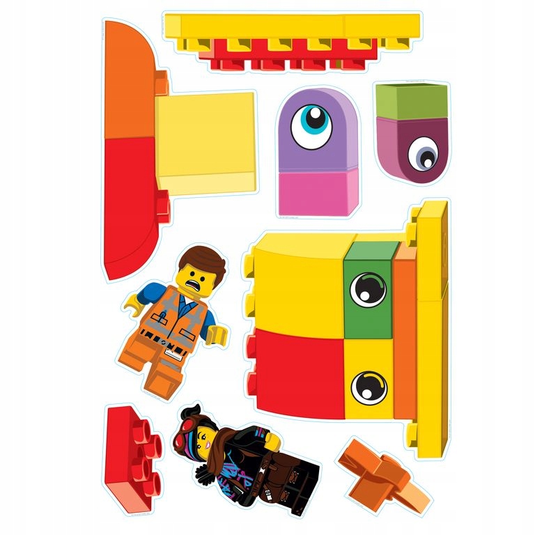 LEGO 52378 LEGO MOVIE 2 SKŁADANKA DUPLO STATICKER Marka LEGO