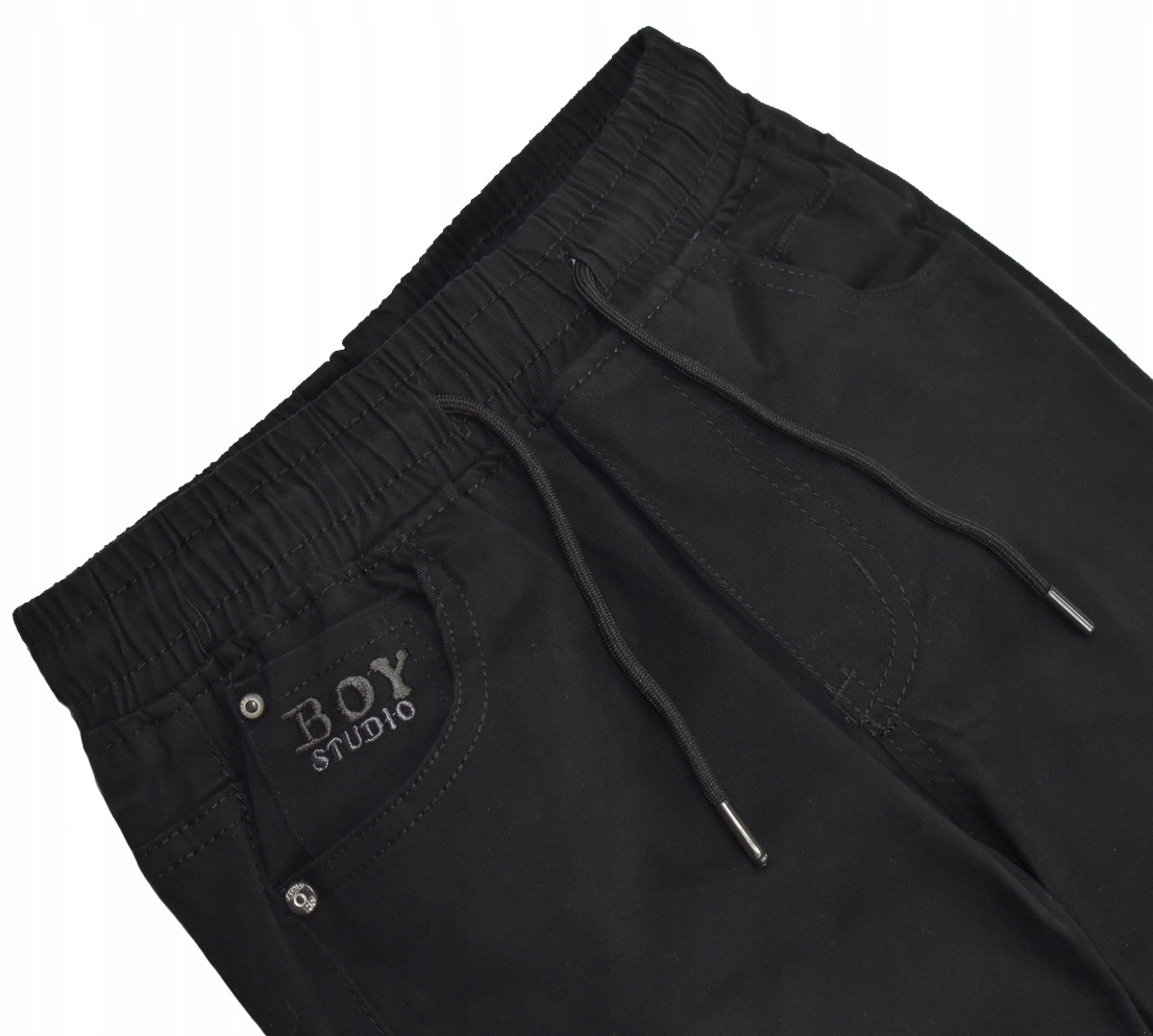 F26 Czarne SPODNIE Wizytowe BOY (134 140 146 152 158 164 170 176) - 122/128 Marka Inna marka