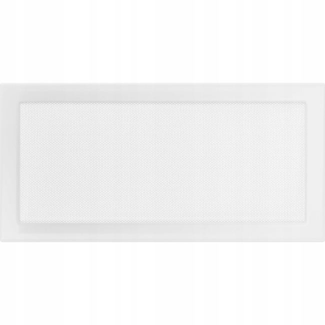 Větrací krbová mřížka 22x45 cm bílá