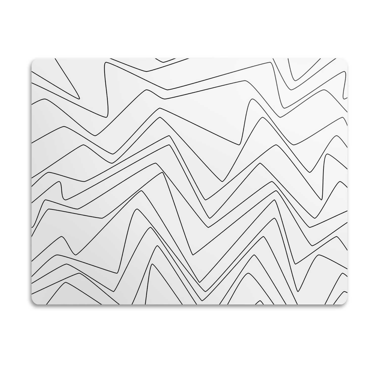 Levně Podložka pod záchod pro kočky Nepravidelné linie 60x40