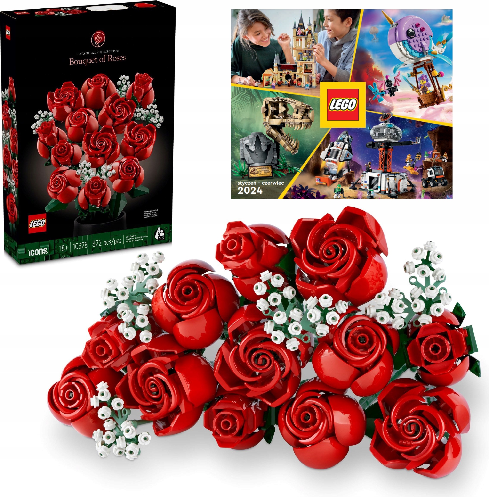 Lego Icons 10328 Kytice růží katalog 2024