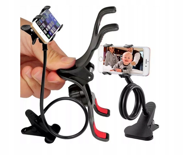 GIĘTKI DŁUGI UCHWYT DO TELEFONU WYSIĘGNIK STATYW