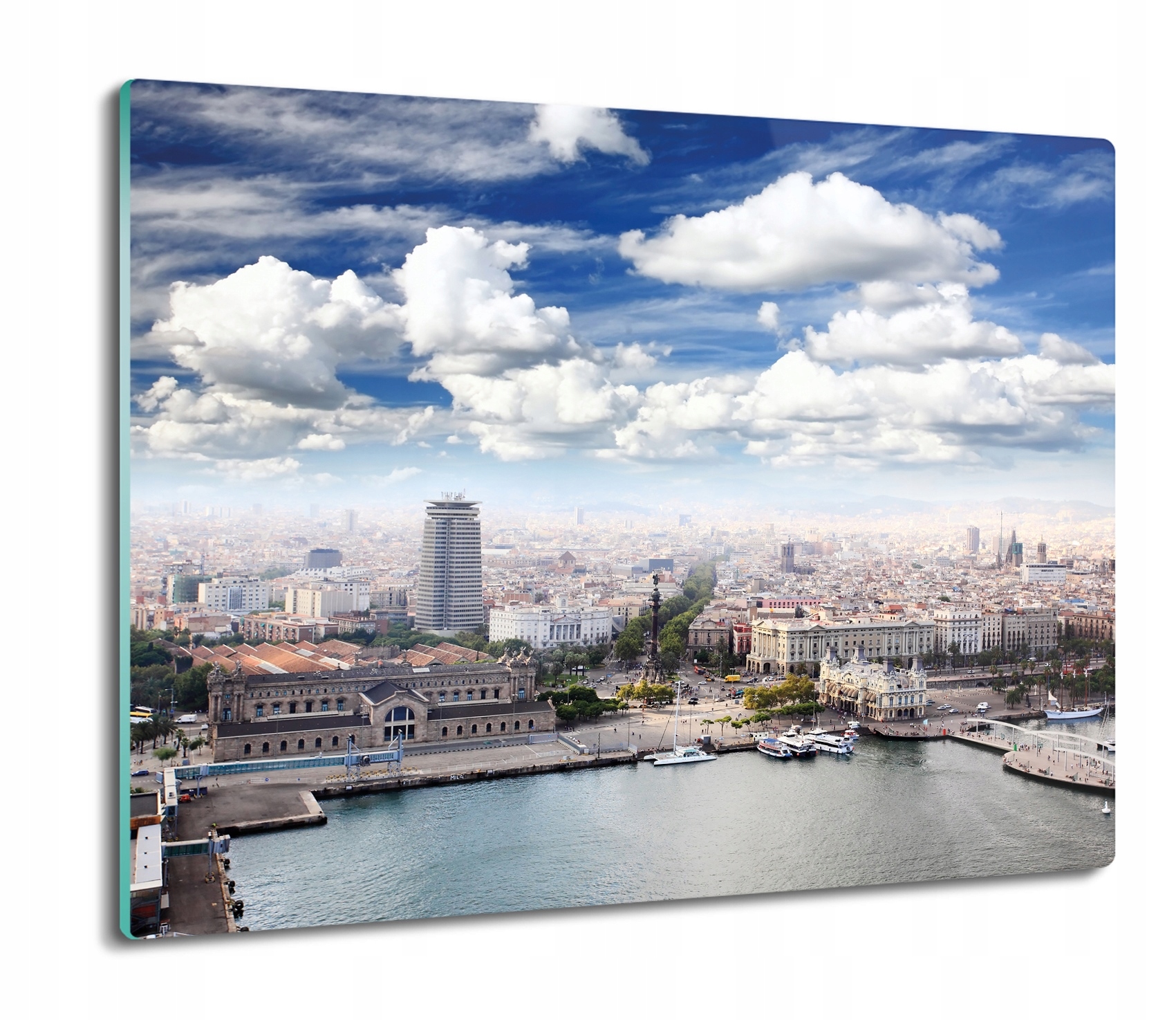

Miasto Barcelona 60x52 deska szklana podkładka