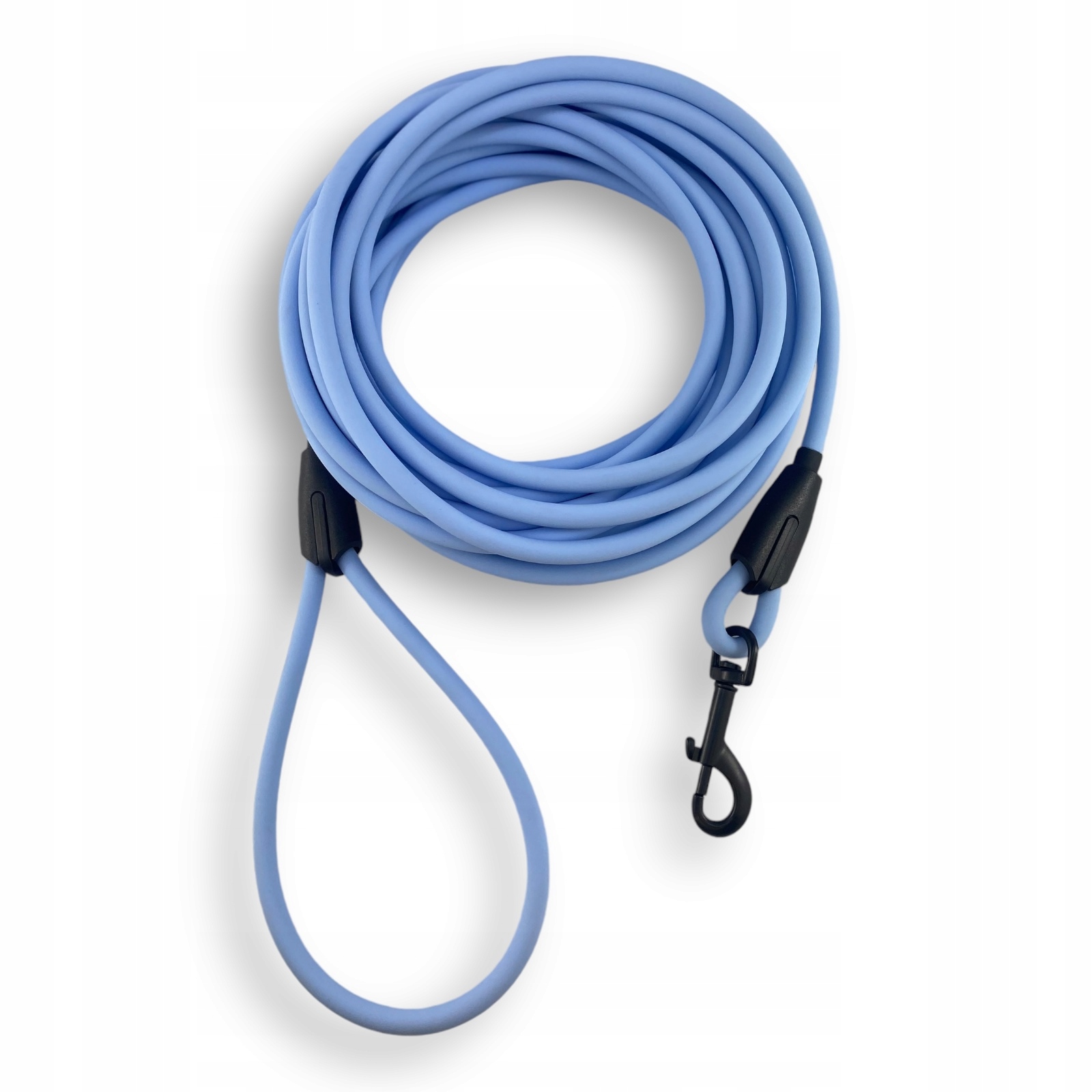 Levně Tréninkové lano biothane 5M voděodolné Baby Blue|ChromaPet