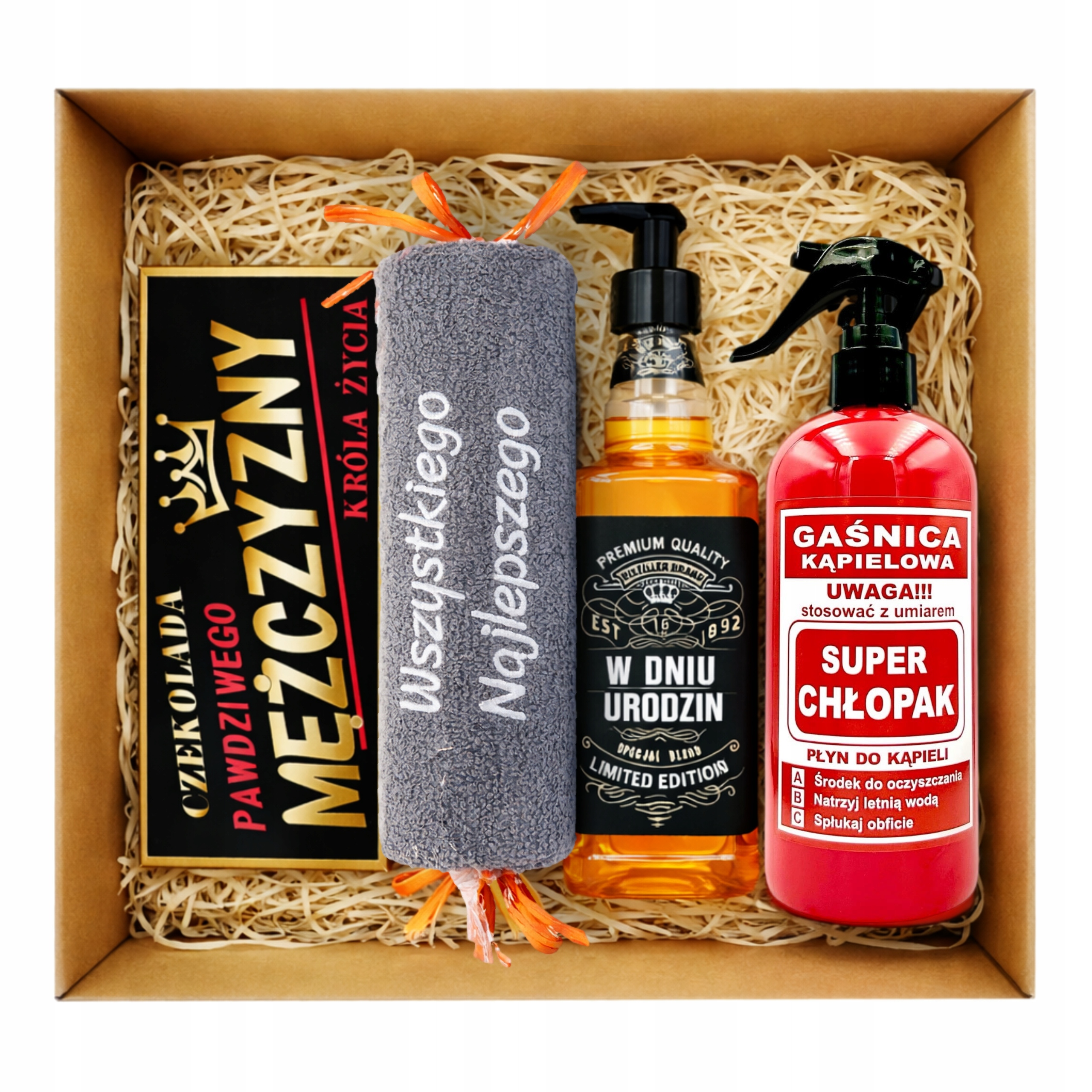 na urodziny Zestaw dla chłopaka faceta męża brata szwagra 18 30 40