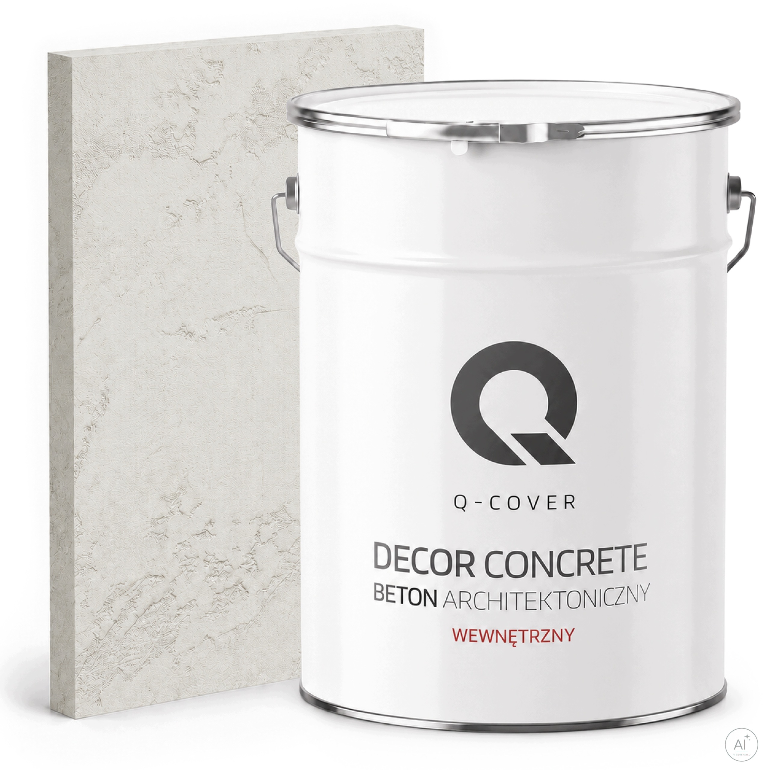 Vnitřní Architektonický Beton 5m2 7kg Bílý Ozdobný Na Zeď