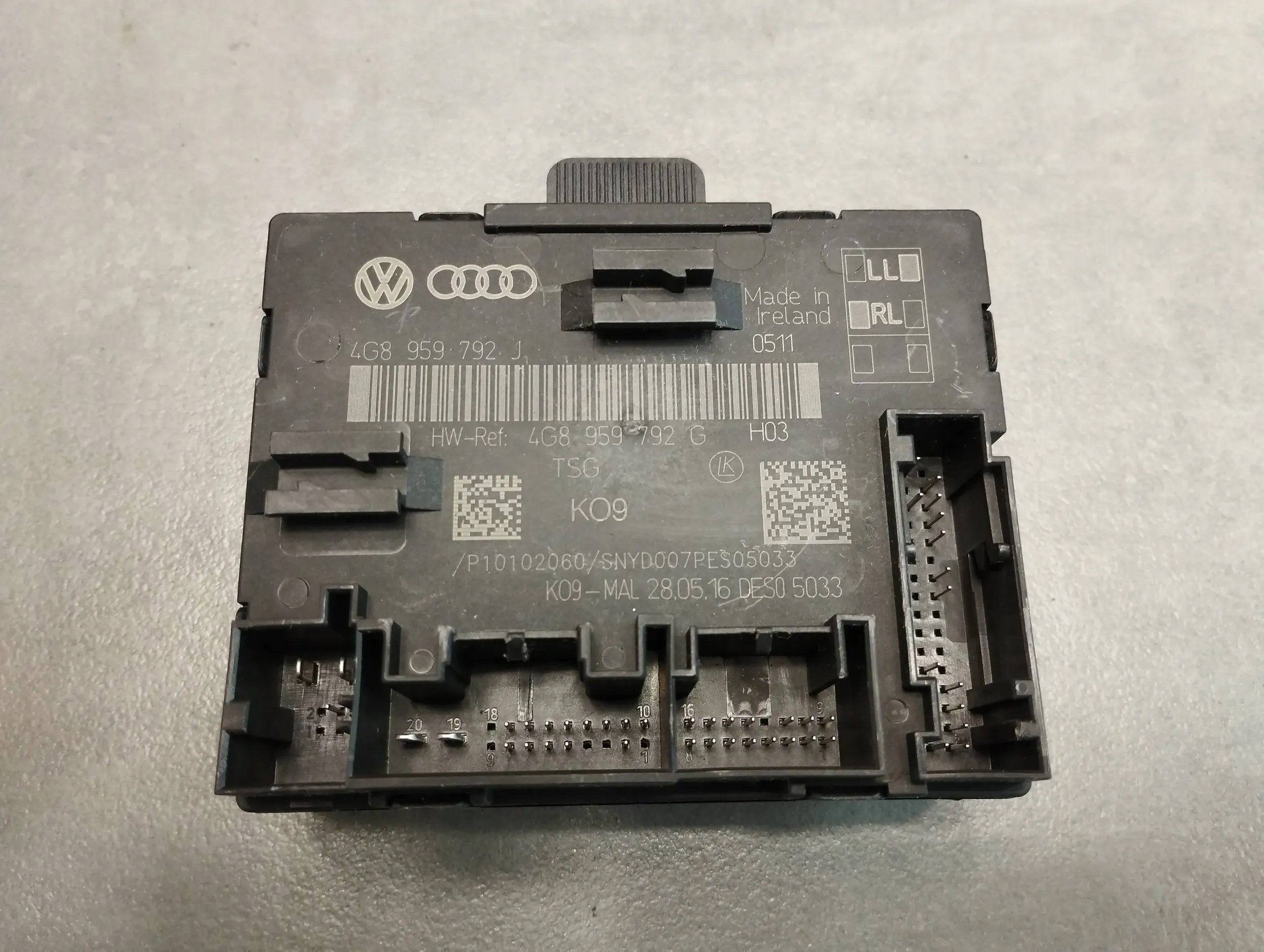Audi A6 C7 4G modul Tür 4G8959792J