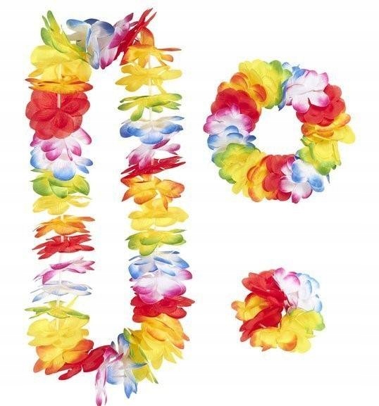 

Kwiaty Hawajskie Zestaw 4 El. Multikolor Hawaje