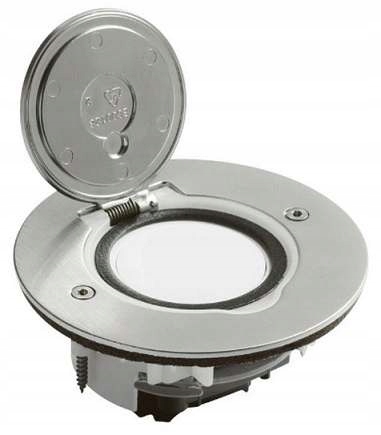 Podlahová nabíjačka s Usb typ A Inox IP44