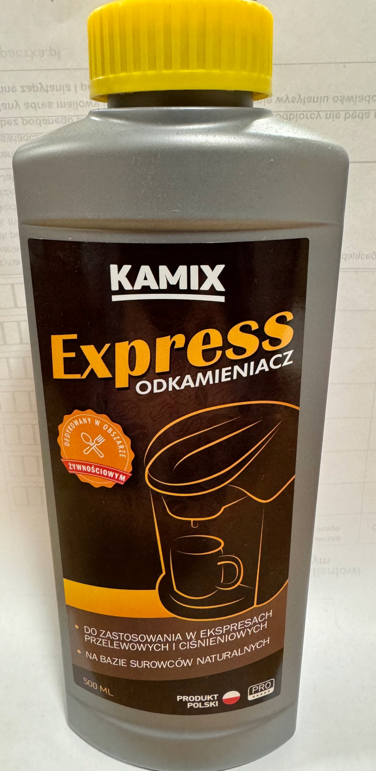 Kamix Express odkamieniacz ekspresy ciśnieniowe i przelewowe 500ml