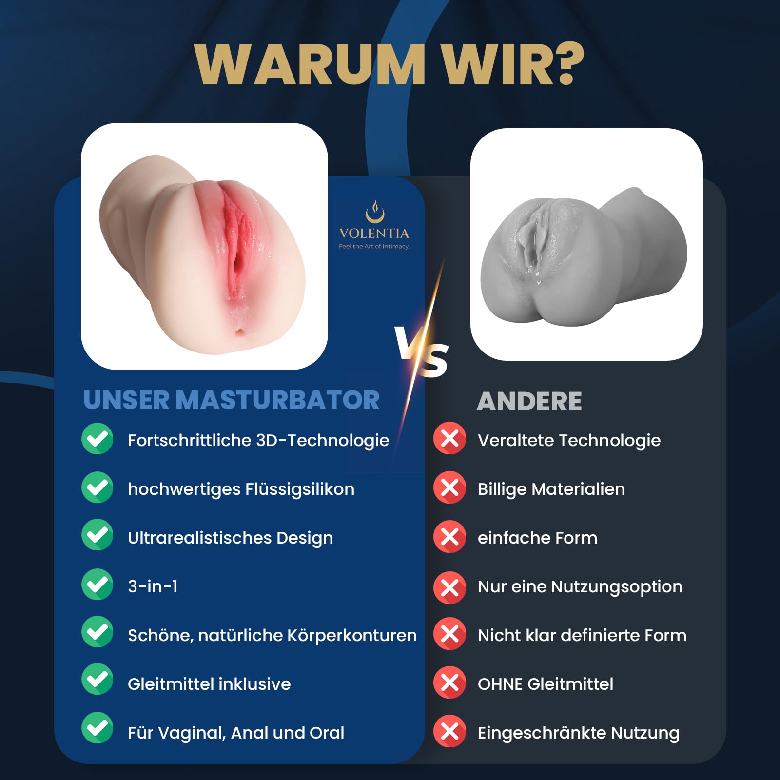 NEUHEIT Realistyczny Masturbator 3w1 Dla Mężczyzn Sex Zabawka Różowy — miniatura 7